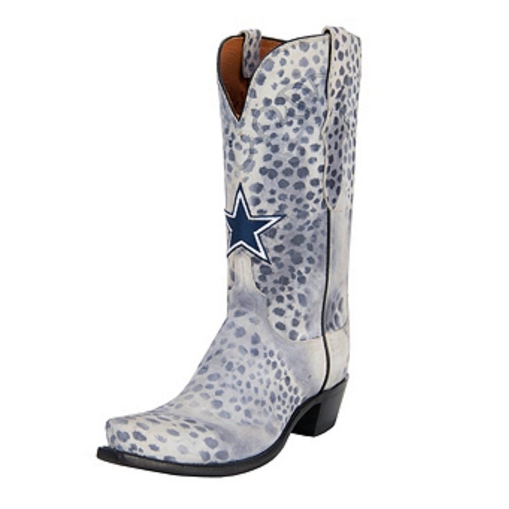 Dallas Cowboys Lucchese Women’s Cheetah Print Boot